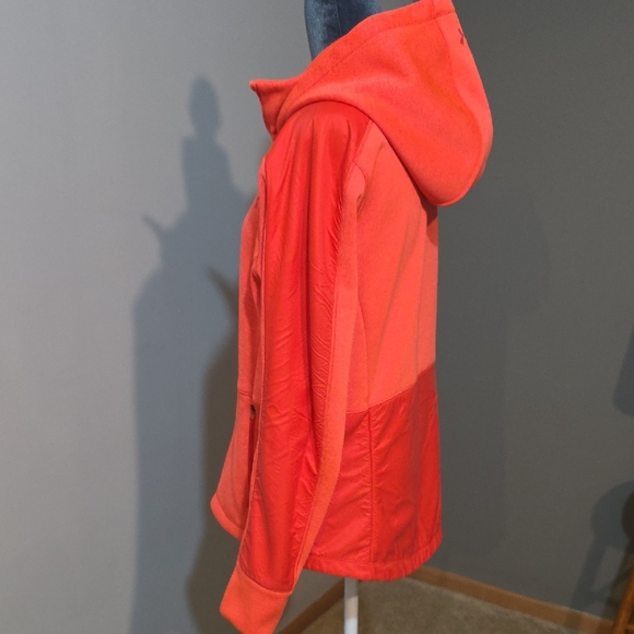 Under Armour Women's ColdGear Swacket Orange Sz Medium - Picture 4 of 7